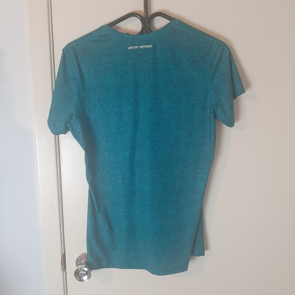 Under armour t-shirt large teal fitted - Picture 2 of 6